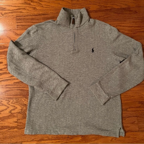 Ralph Lauren Polo‎ boys size small zippered long sleeve mock turtle pullover - Picture 1 of 6